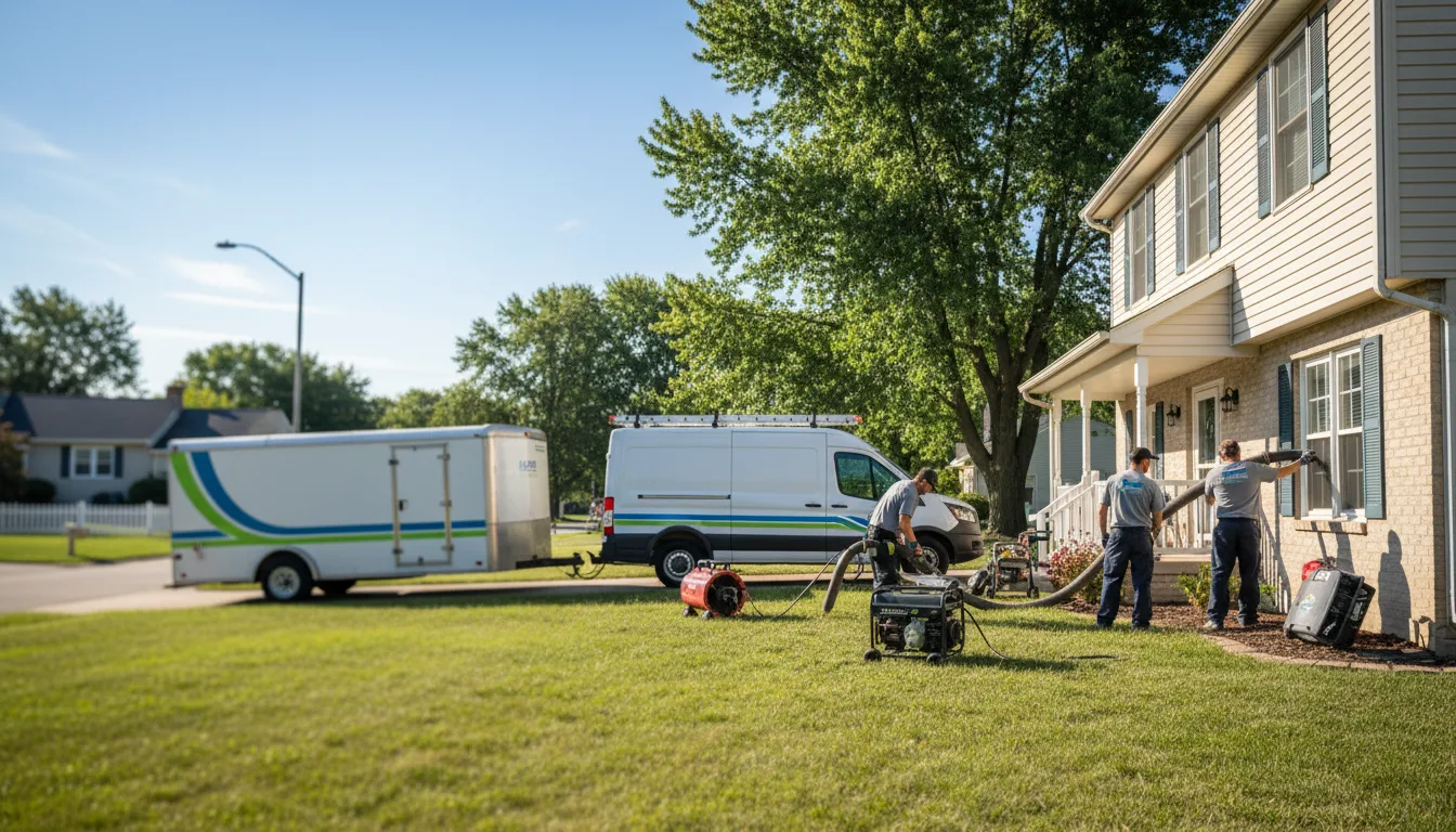 Flooded Basement Restoration And Cleanup With Repair in Englewood, KS near me
